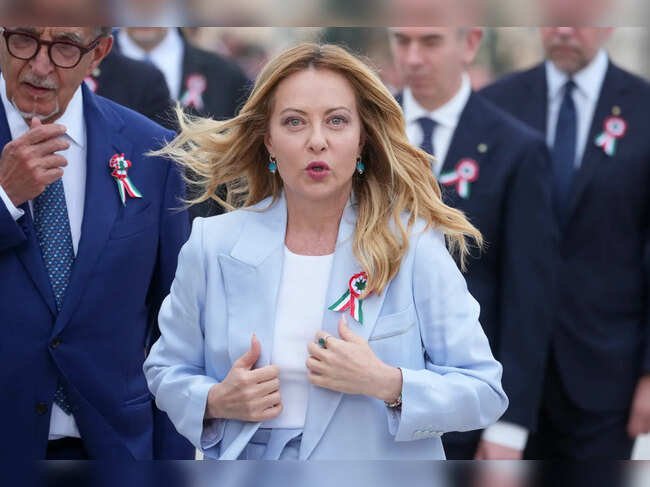 Italy Meloni Fashion Meets Politics
