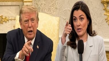 The confrontation began when White House correspondent Kristen Holmes asked US President Donald Trump about comments made by Democratic Senator Jon Ossoff concerning Natalie Harp and Trump's priorities.
