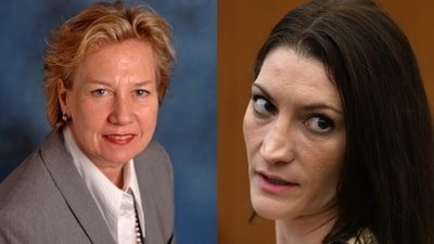 Dr Margaret Spinelli was supposed to give her testimony in the Lindsay Clancy trial but court ended early before she was called. (columbiapsychiatry.org, X/@IAmyLeigh)