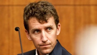A work email sent by Patrick Clancy at 5:24 pm on January 24, 2023, has sparked debate online. The email was referenced during cross-examination in the murder trial of his wife, Lindsay Clancy. (Greg Derr/Pool via REUTERS)