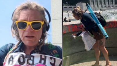 Watch the videos that helped investigators identify Melissa Farris and gave the public a look at the alleged vandalism at the memorial. (U.S. Attorney Jeanine Pirro)