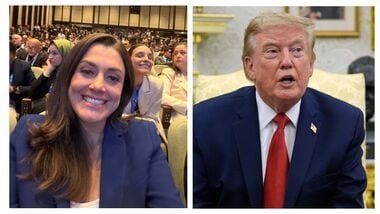 CNN Senior White House Correspondent Kristen Holmes was asked to be quiet by US president Donald Trump