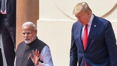 US President Donald Trump has proposed a 100% tariff on India, China and others. (PTI)