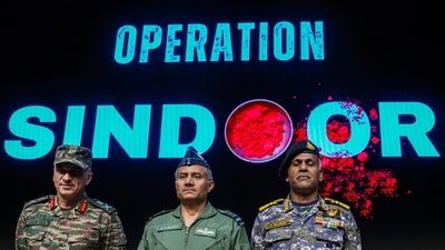 DGMO Lt General Rajiv Ghai, Air Marshal AK Bharti and Vice Admiral AN Pramod led Operation Sindoor from the forefront. (PTI File Image)