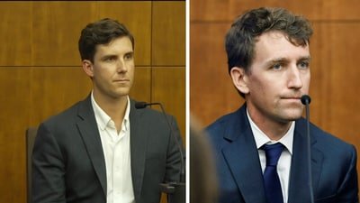 New social media theories are putting Patrick Clancy and his friend Kyle Carney under the spotlight. (Reuters, X/@cathyrusson)