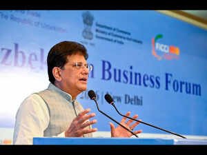 Piyush Goyal during India-Uzbekistan