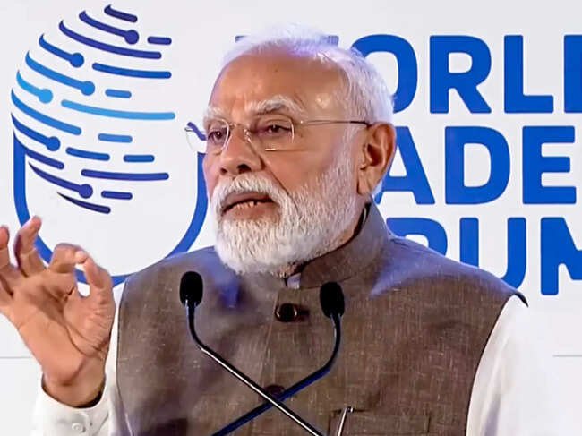PM Modi during Economic Times World Leaders Forum 2026
