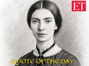 Quote of the day by Emily Dickinson
