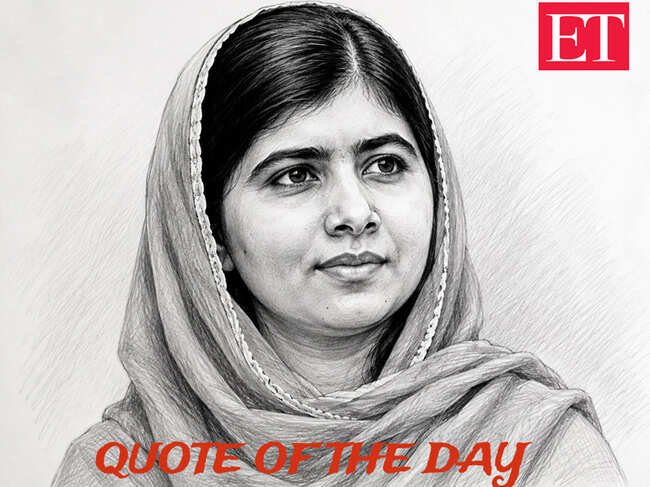 Quote of the day by Malala Yousafzai