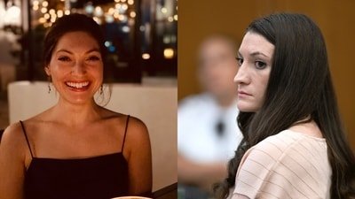 A bizarre theory has blamed Dr Rachel Danis for killing Lindsay and Patrick Clancy's children. (Facebook/Rachel Blair Danis, AP Pool Photo)