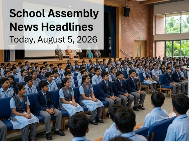School Assembly News Headlines Today, August 5, 2026