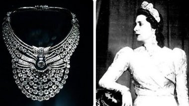 A 673-diamond necklace that once belonged to Egypt's Queen Nazli was stolen from Vienna museum.