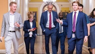 The Senate on Saturday passed a stopgap spending bill to avert a government shutdown at the end of September, in a bipartisan effort to head off a major spending skirmish before the midterm elections.