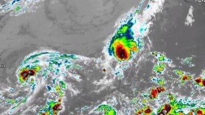 Hawaii prepares for Tropical Storm Lala, currently southeast of Hilo. Heavy rain and life-threatening flooding are anticipated.