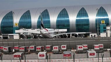 File image of Dubai airport, which has seen a passenger traffic slump in the first half of 2026 amid the US-Iran war