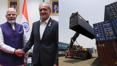 The leaders discussed ways to expand and diversify India-Iran trade.