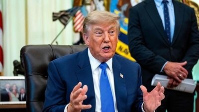 Donald Trump has appeared to vilify the Muslim community throughout his rise in politics, including NYC Mayor Zohran Mamdani, and now Abdul El-Sayed. (Bloomberg)