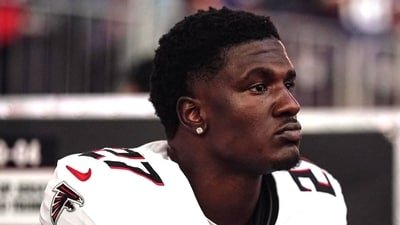James Pearce Jr. will miss eight NFL games after his personal-conduct suspension, adding another major loss for Atlanta. (James Pearce Jr/Instagram)