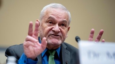 David Morens entered his plea to a conspiracy charge during a hearing in federal court in Greenbelt, Maryland. (Getty Images via AFP)