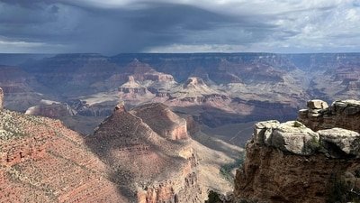 More than 15 people may be missing after the flash flood in Grand Canyon National Park, according to the National Park Service. ((Photo by J. Baird / NATIONAL PARK SERVICE / AFP))