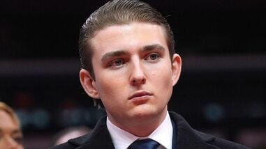 Iranian state-linked media have repeatedly circulated material targeting Trump and members of his family since the killing of Khamenei. The latest video appears to single out Barron Trump, prompting scrutiny from US authorities. (AP Photo/Evan Vucci, File)