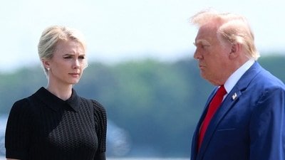 Natalie Harp, a close aide to President Donald Trump. (Getty Images via AFP)