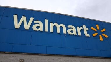 A Walmart sign
