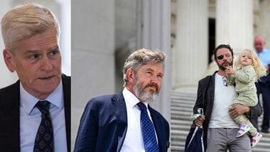 Sen. Bill Cassidy (R-La.); Rep. Thomas Massie (R-Ky.), Rep. Dan Crenshaw (R-Texas)