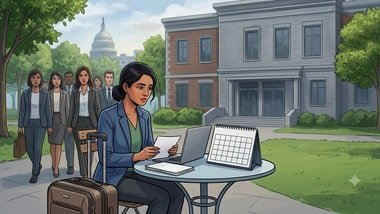For Indian H-1B visa holders, the key concern is that eliminating the grace period could turn an unexpected layoff into an immediate immigration crisis, leaving significantly less time to secure new employment or make arrangements to leave the US. (AI Image)