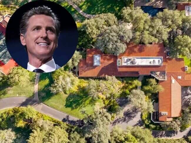 California Governor Gavin Newsom lists his $7.5 million Sacramento-area mansion