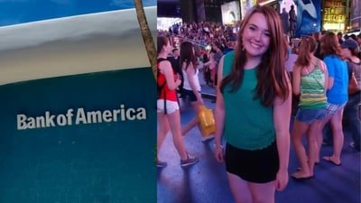 Erin Piacenti, a Bank of America vice president, was killed in a Times Square stabbing on Monday (Facebook, Unsplash)