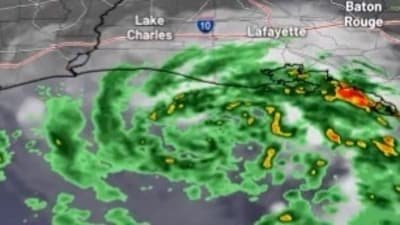 Tropical Storm Edouard, the fifth named storm of the 2026 Atlantic hurricane season, is expected to strengthen before landfall in Texas. (X@JaredWAFB)