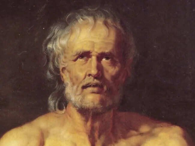 Quote of the day by Roman Stoic philosopher Seneca on happiness