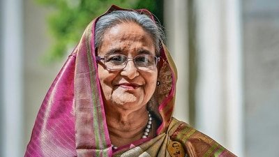 Former Bangladesh prime minister Sheikh Hasina.