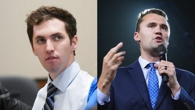 Tyler Robinson (L) and Charlie Kirk (R), (File Photos)
